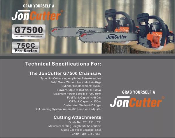 JonCutter G7500 Motorsäge